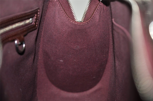 Authentic Louis Vuitton Epi Electric Brea MM 2Way Hand Bag M40485 Wine Red 5164K