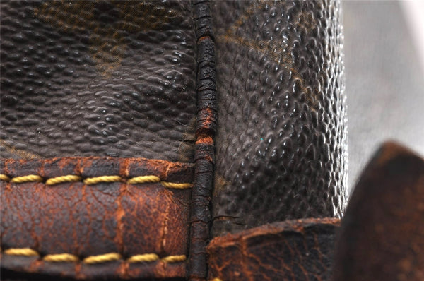 Authentic Louis Vuitton Monogram Sac Souple 45 Hand Boston Bag M41624 Junk 5165I