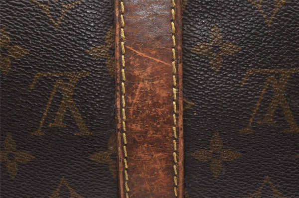 Authentic Louis Vuitton Monogram Sac Souple 45 Hand Boston Bag M41624 Junk 5165I