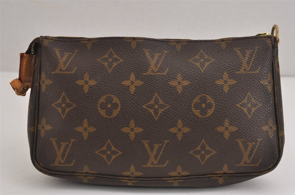 Authentic Louis Vuitton Monogram Pochette Accessoires Pouch M51980 LV 5165J