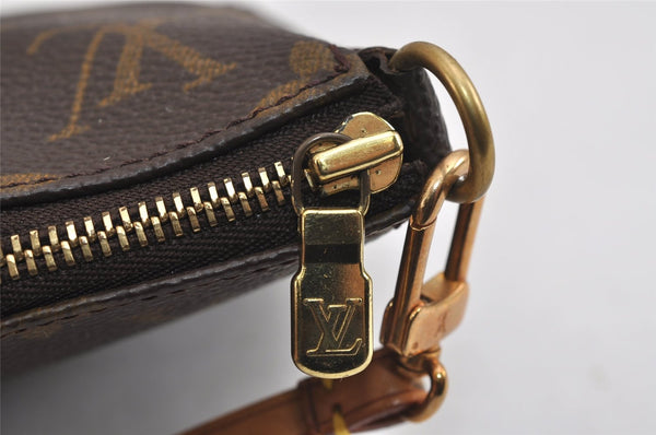 Authentic Louis Vuitton Monogram Pochette Accessoires Pouch M51980 LV 5165J