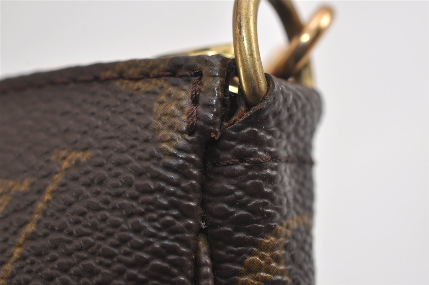 Authentic Louis Vuitton Monogram Pochette Accessoires Pouch M51980 LV 5165J