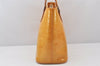 Authentic Louis Vuitton Vernis Houston Shoulder Hand Bag Yellow M91004 LV 5165K