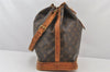 Authentic Louis Vuitton Monogram Noe Shoulder Drawstring Bag M42224 LV 5166K