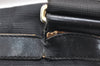 Authentic CHANEL New Travel Line Shoulder Cross Bag Nylon Leather Black 5167K