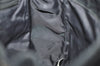 Authentic CHANEL New Travel Line Shoulder Cross Bag Nylon Leather Black 5167K