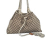 Authentic GUCCI Bamboo Tassel Tote Bag GG Canvas Leather 170206 Brown 5169I