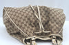 Authentic GUCCI Bamboo Tassel Tote Bag GG Canvas Leather 170206 Brown 5169I