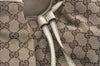 Authentic GUCCI Bamboo Tassel Tote Bag GG Canvas Leather 170206 Brown 5169I