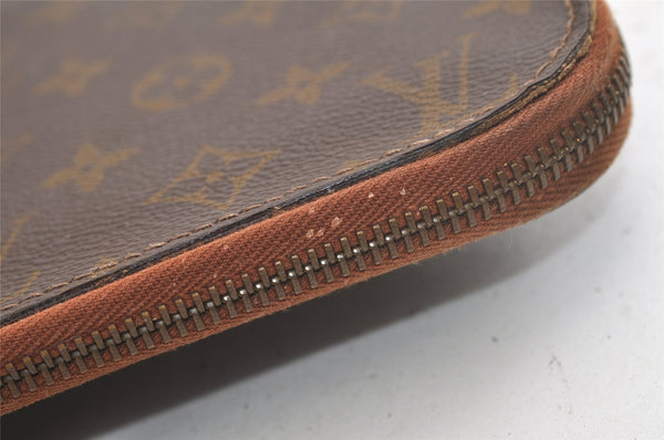 Auth Louis Vuitton Monogram Poche Documents Poignee Briefcase Old Model 5169K