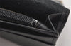 Authentic YVES SAINT LAURENT Vintage Long Wallet Purse Leather Black 5170K