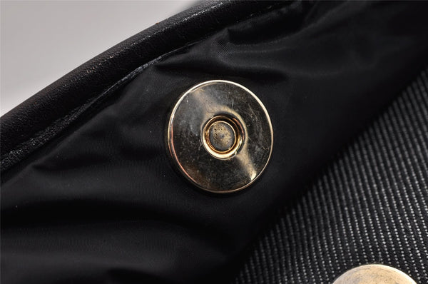 Authentic GUCCI Vintage Shoulder Tote Bag Canvas Leather 264216 Gray 5172I