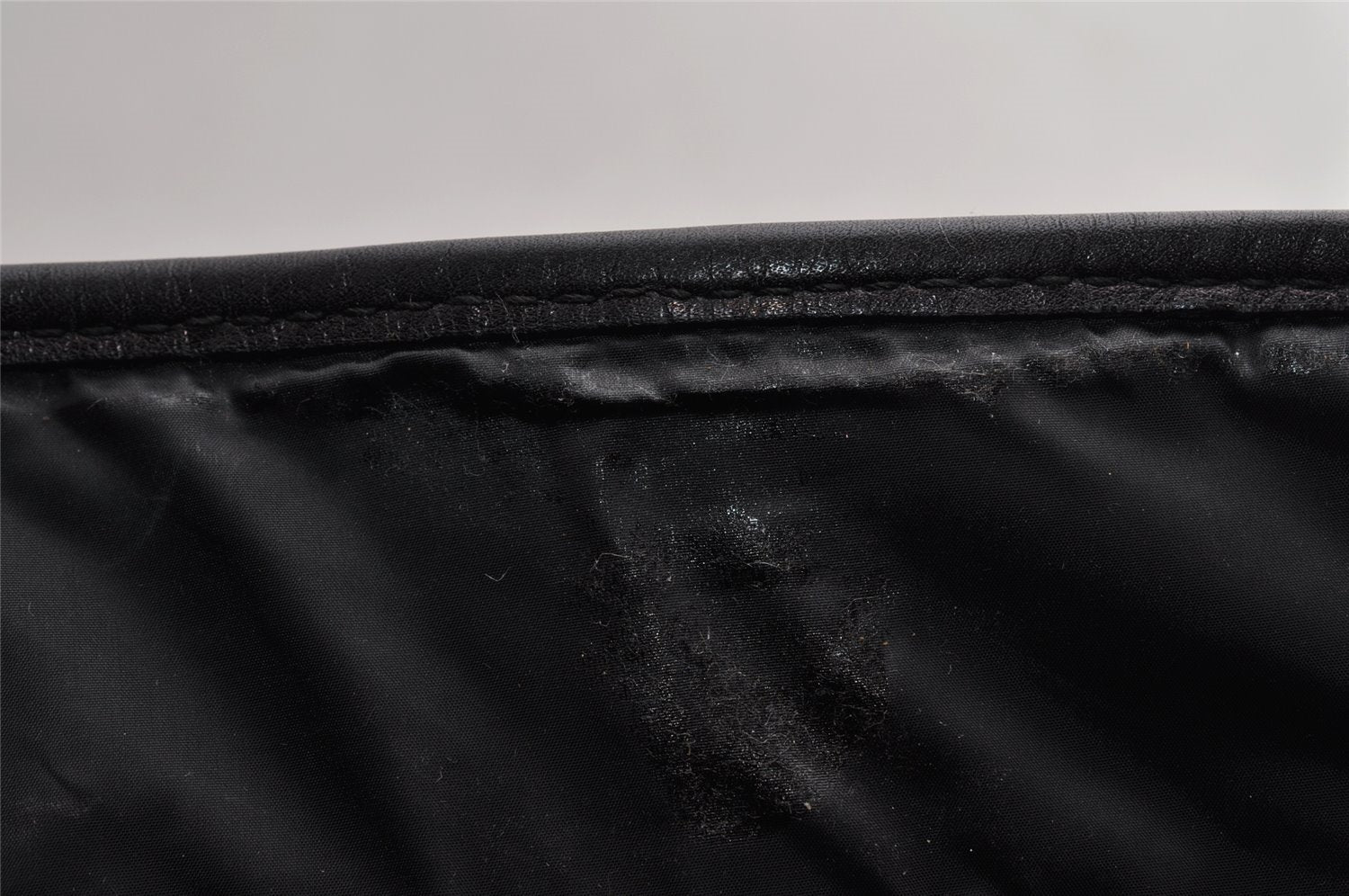 Authentic GUCCI Vintage Shoulder Tote Bag Canvas Leather 264216 Gray 5172I