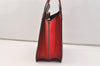 Auth Louis Vuitton Epi Varenne Hand Bag Bi-color Black x Red M52387 LV 5172J