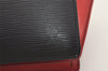 Auth Louis Vuitton Epi Varenne Hand Bag Bi-color Black x Red M52387 LV 5172J