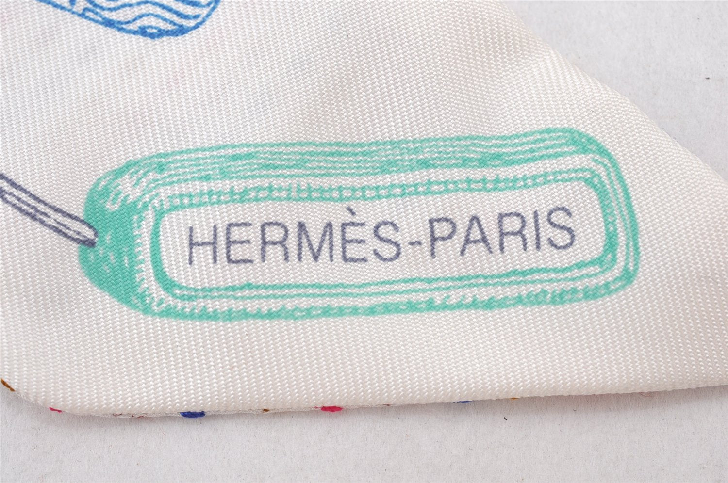 Authentic HERMES Twilly Scarf Silk 