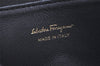 Authentic Salvatore Ferragamo Vara Star Coin Purse Wallet Leather Black SF 5173K