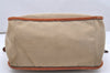 Authentic Chloe Harley Canvas Leather Shoulder Tote Bag Beige Brown 5174K