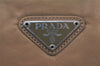 Authentic PRADA Nylon Tessuto Leather Shoulder Cross Body Bag Beige 5175K