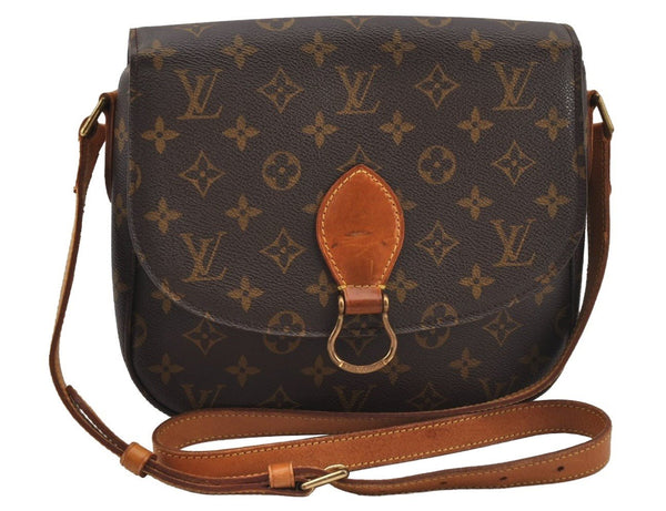 Authentic Louis Vuitton Monogram Saint Cloud GM M51242 Shoulder Cross Bag 5176J