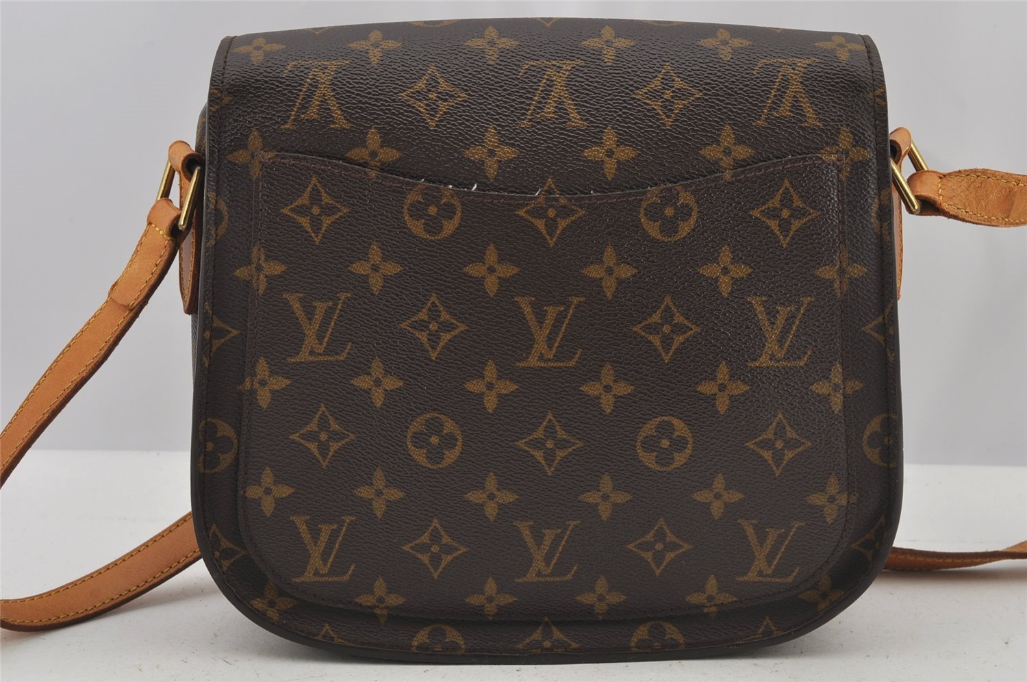 Authentic Louis Vuitton Monogram Saint Cloud GM M51242 Shoulder Cross Bag 5176J
