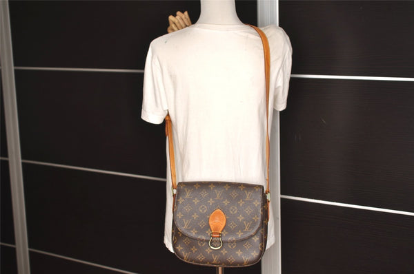 Authentic Louis Vuitton Monogram Saint Cloud GM M51242 Shoulder Cross Bag 5176J