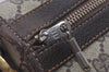 Authentic GUCCI Vintage Shoulder Cross Body Bag Purse GG PVC Leather Brown 5177I