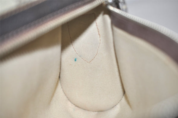 Authentic GUCCI Vintage Shoulder Cross Body Bag Purse GG PVC Leather Brown 5177I