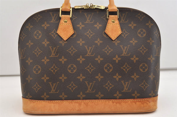 Authentic Louis Vuitton Monogram Alma Hand Bag Purse M51130 LV 5177J