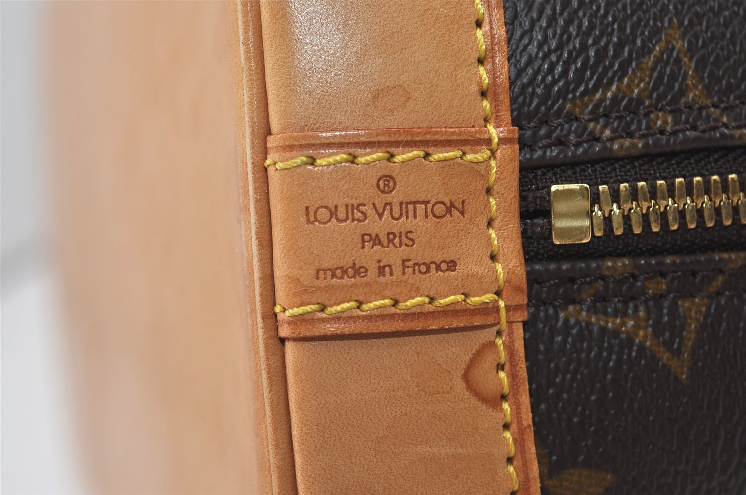 Authentic Louis Vuitton Monogram Alma Hand Bag Purse M51130 LV 5177J