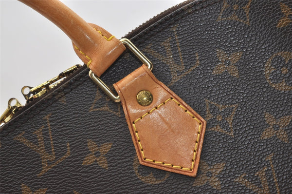 Authentic Louis Vuitton Monogram Alma Hand Bag Purse M51130 LV 5177J