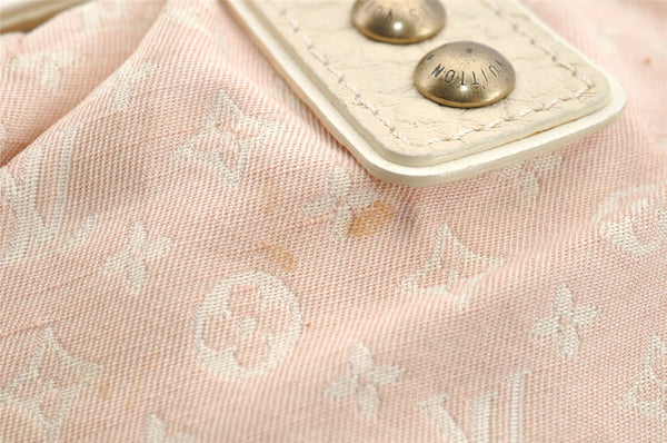 Authentic Louis Vuitton Monogram Mini Lin Trapeze GM Hand Bag M40064 Pink 5181I