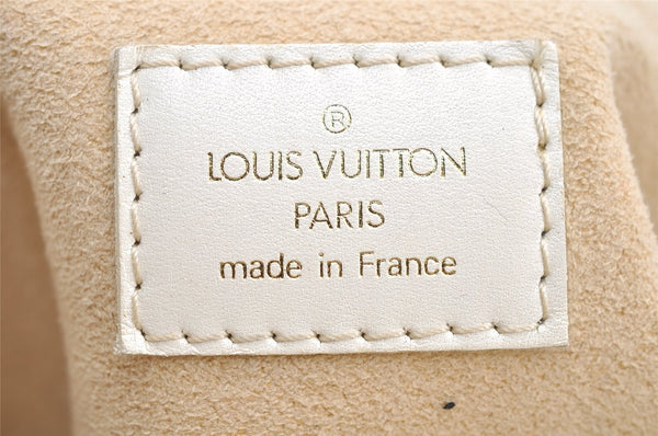 Authentic Louis Vuitton Monogram Mini Lin Trapeze GM Hand Bag M40064 Pink 5181I