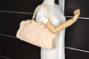 Authentic Louis Vuitton Monogram Mini Lin Trapeze GM Hand Bag M40064 Pink 5181I
