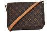 Authentic Louis Vuitton Monogram Musette Tango Shoulder Bag M51257 LV 5181J