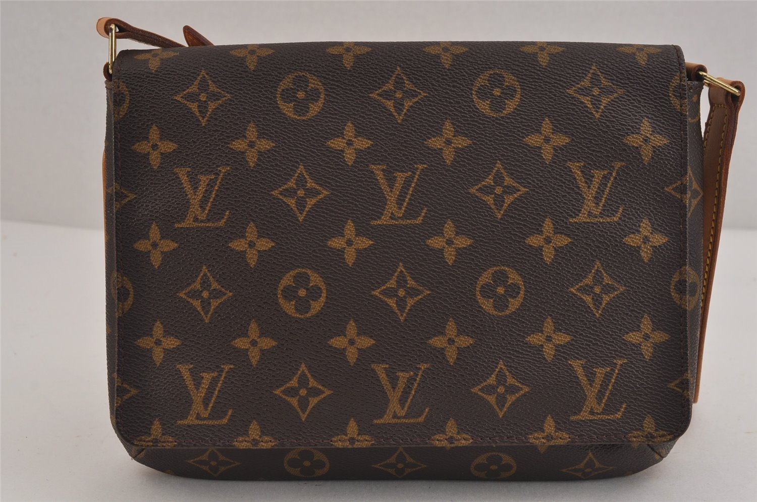 Authentic Louis Vuitton Monogram Musette Tango Shoulder Bag M51257 LV 5181J