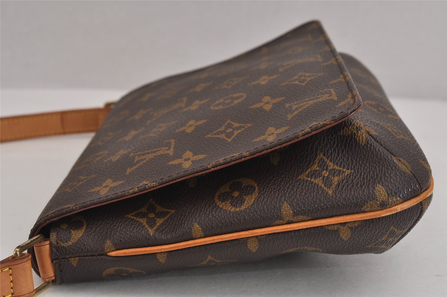Authentic Louis Vuitton Monogram Musette Tango Shoulder Bag M51257 LV 5181J