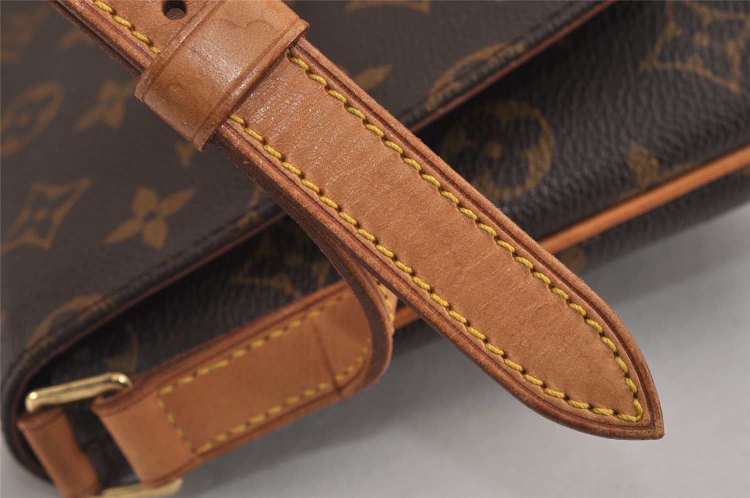 Authentic Louis Vuitton Monogram Musette Tango Shoulder Bag M51257 LV 5181J