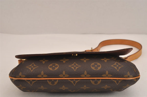 Authentic Louis Vuitton Monogram Musette Tango Shoulder Bag M51257 LV 5181J