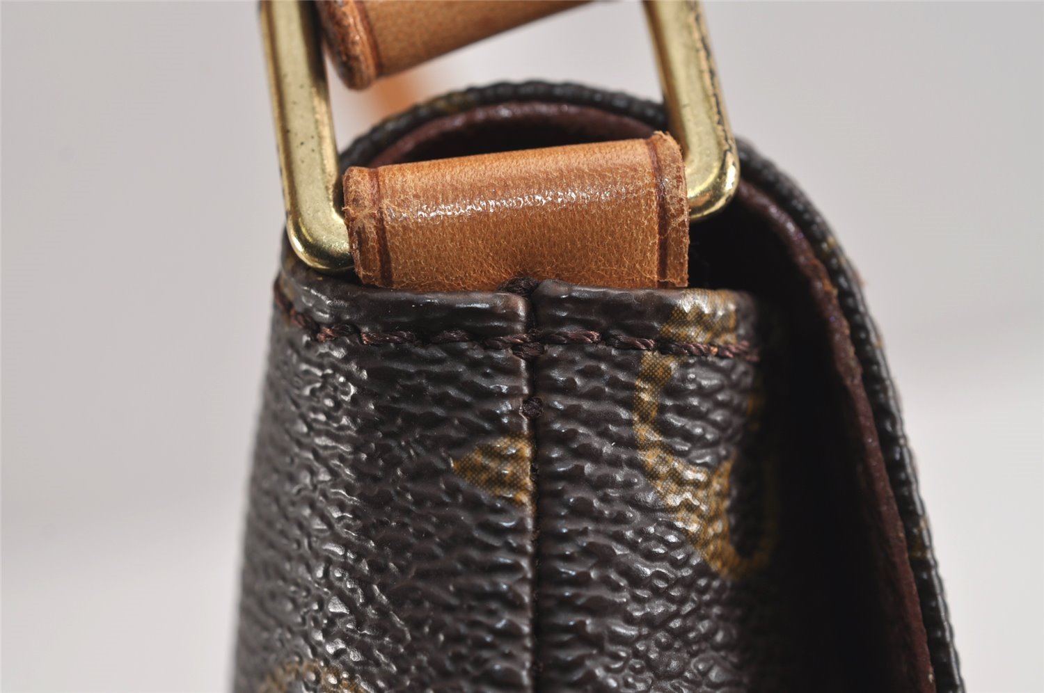 Authentic Louis Vuitton Monogram Musette Tango Shoulder Bag M51257 LV 5181J