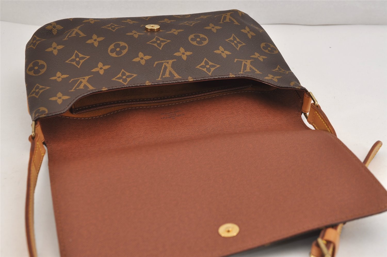 Authentic Louis Vuitton Monogram Musette Tango Shoulder Bag M51257 LV 5181J
