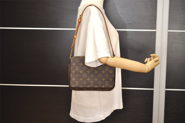 Authentic Louis Vuitton Monogram Musette Tango Shoulder Bag M51257 LV 5181J