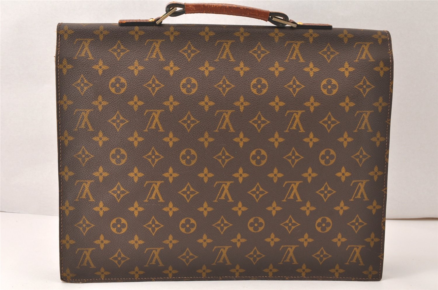 Authentic Louis Vuitton Monogram Vintage Business Briefcase Old Model LV 5181K