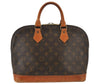 Authentic Louis Vuitton Monogram Alma Hand Bag Purse M51130 LV 5182J