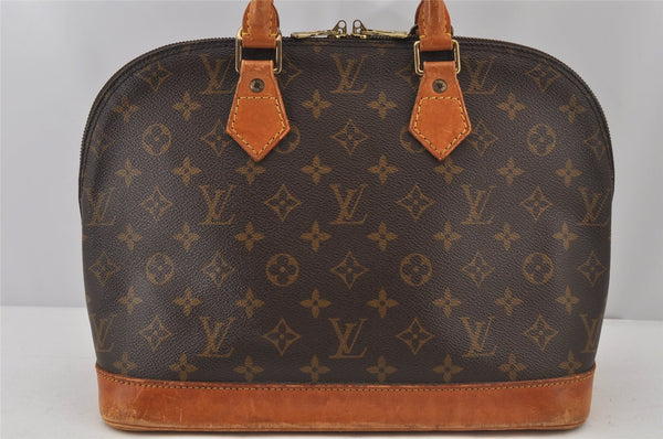 Authentic Louis Vuitton Monogram Alma Hand Bag Purse M51130 LV 5182J