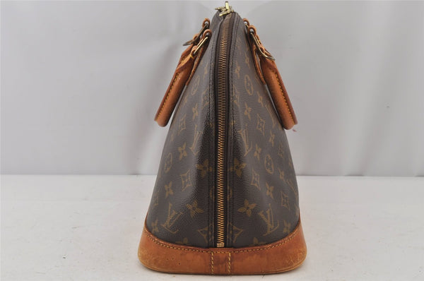 Authentic Louis Vuitton Monogram Alma Hand Bag Purse M51130 LV 5182J