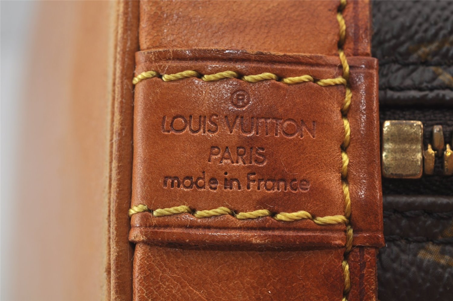 Authentic Louis Vuitton Monogram Alma Hand Bag Purse M51130 LV 5182J