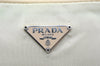 Authentic PRADA VELA SPORT Nylon Tessuto Leather Shoulder Bag BT0169 White 5182K