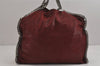 Authentic Stella McCartney Falabella Shoulder Hand Bag Leather Bordeaux 5183J