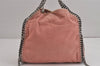 Authentic Stella McCartney Falabella Mini Shoulder Hand Bag Leather Pink 5184J